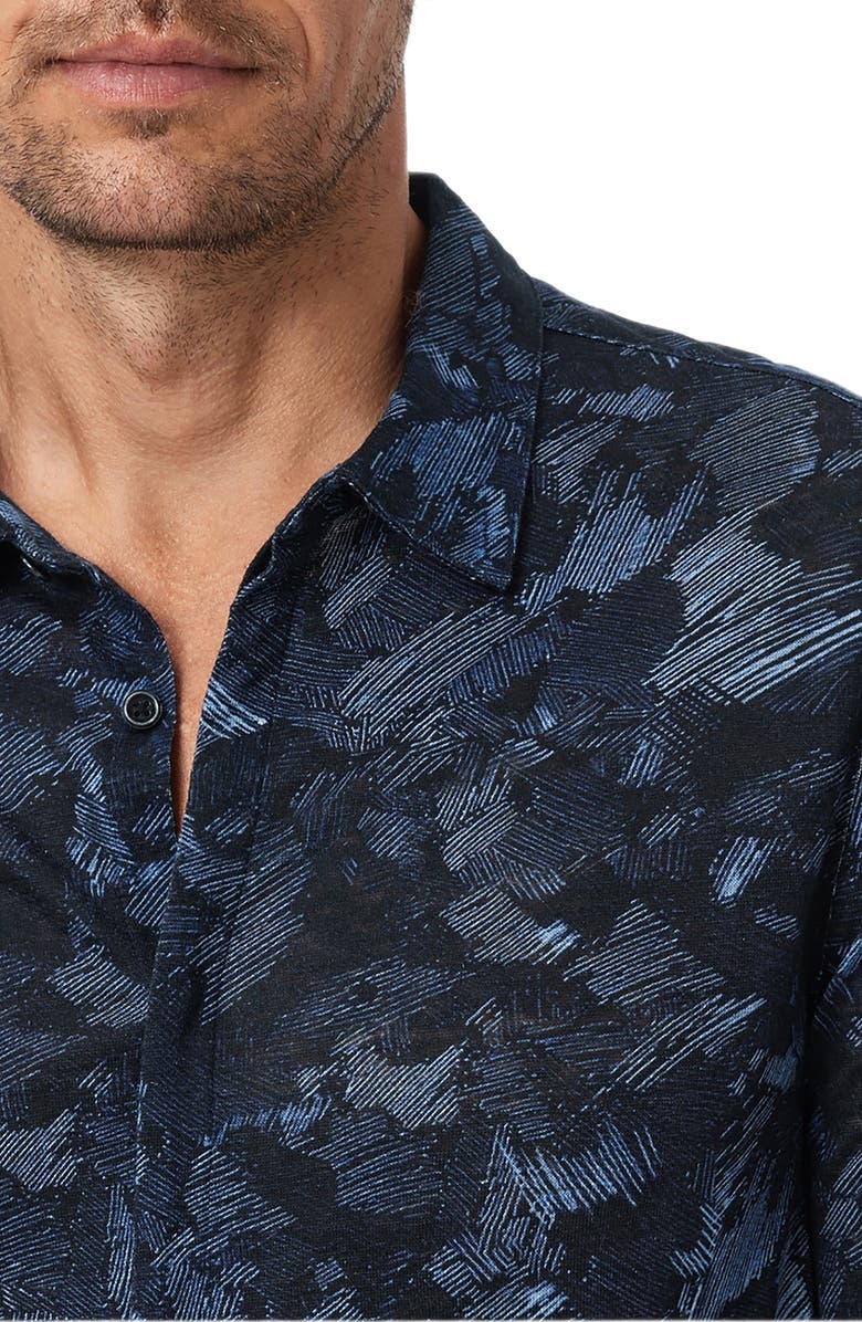 John Varvatos Vienne Organic Linen Button-Up Shirt, Alternate, color, 