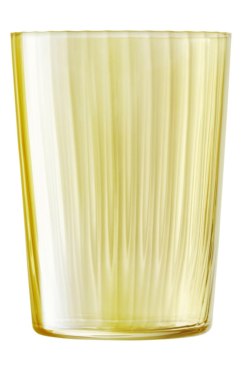 LSA Set of 4 Gems Tumblers, Alternate, color, Brown