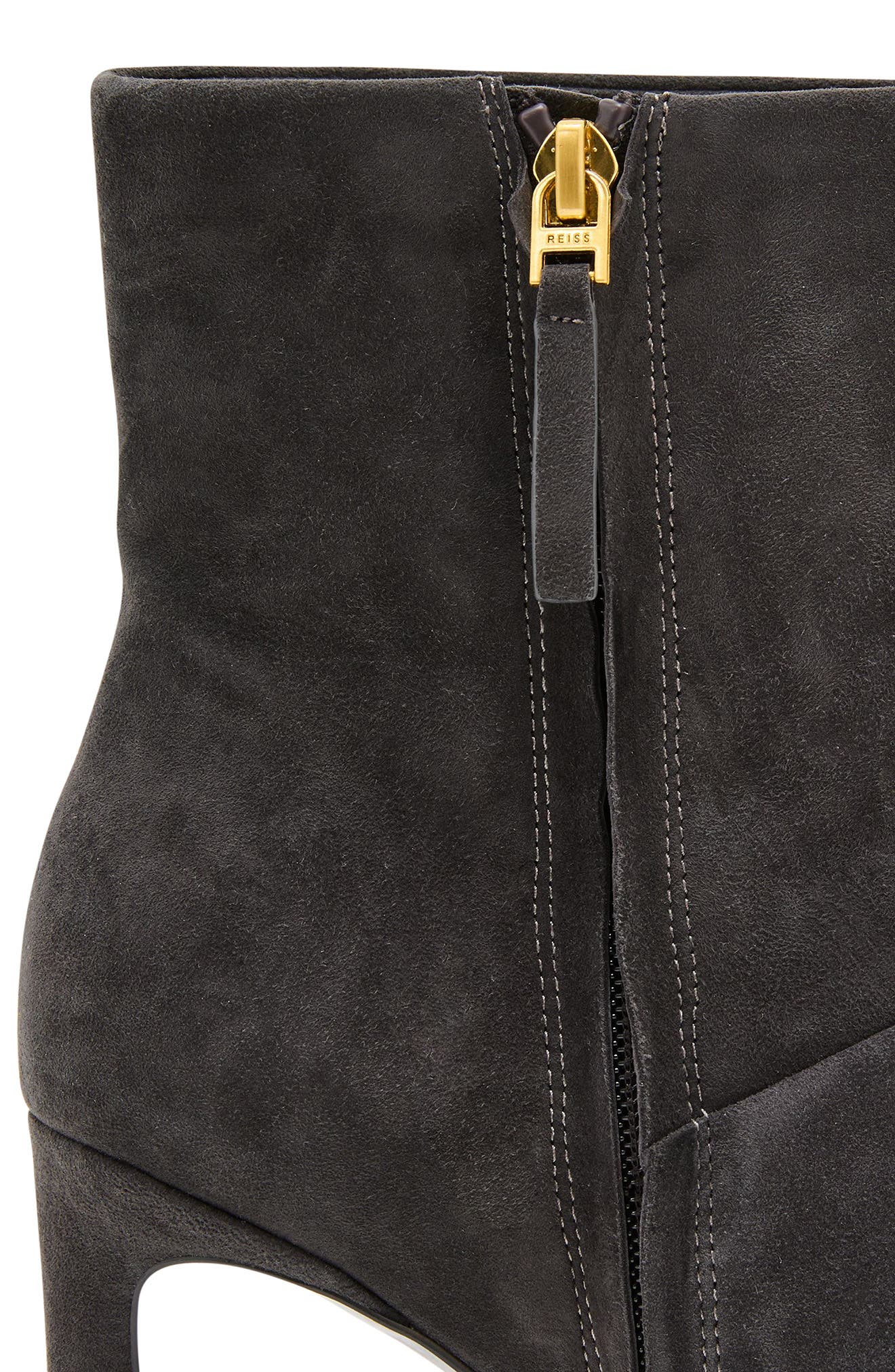 Jessica Leather Bootie, Alternate, color, GREY