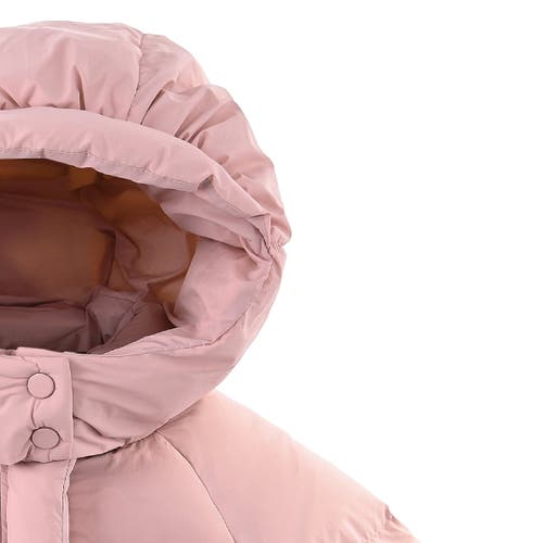 Mimi Tutu Heart-pocket Puffer Jacket In Pink