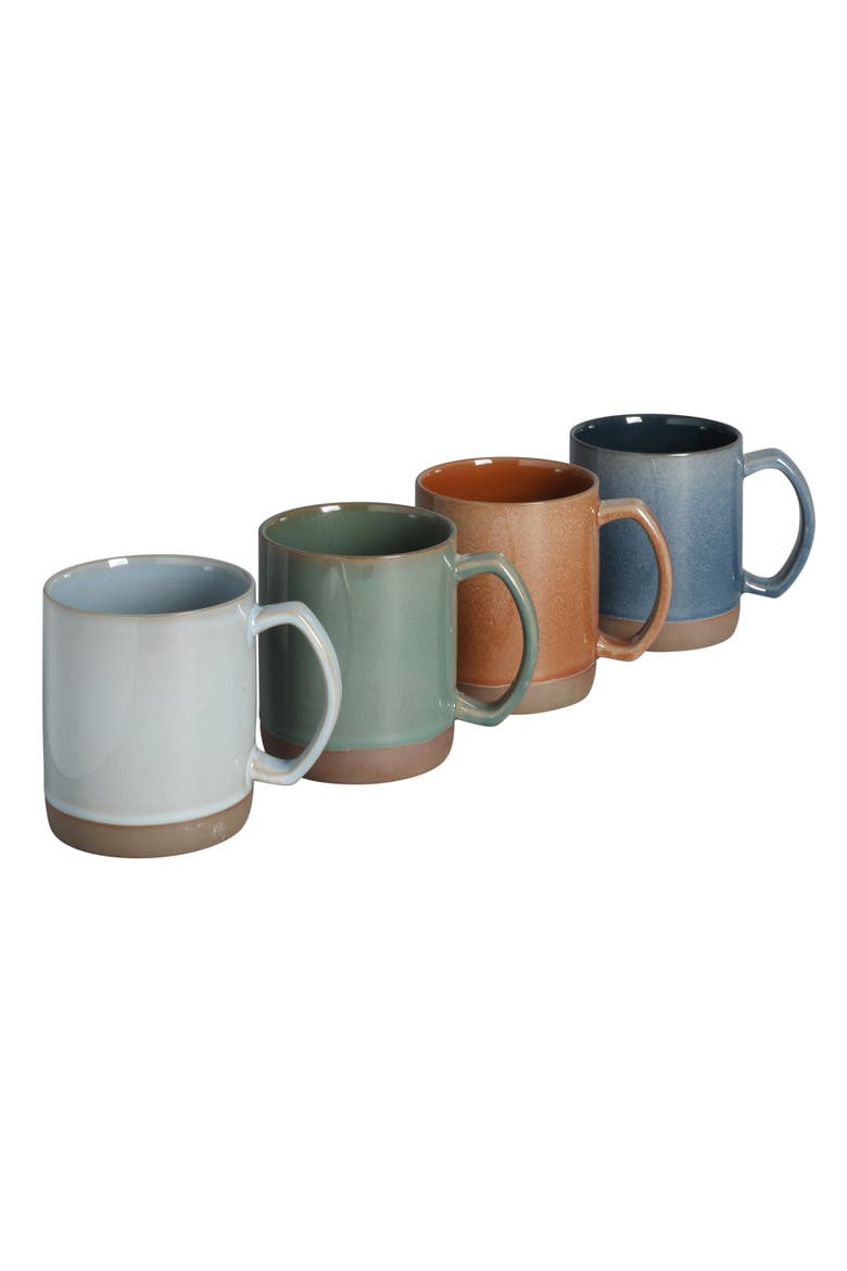 Dorsey Stoneware Mug Set, Main, color, Assorted Colors