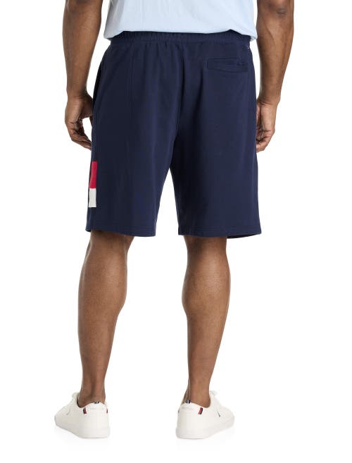 Nautica Big & Tall Active Knit Performance Shorts In Navy