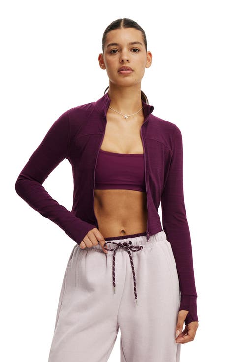 Women's Active Ultra Soft Contour Long Sleeve Zip Through