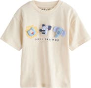 NEXT Kids' Safari Animal Appliqué Cotton T-Shirt