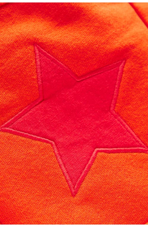 Shop Mini Boden Kids' Warrior Knee Cotton Joggers In Kiln Orange
