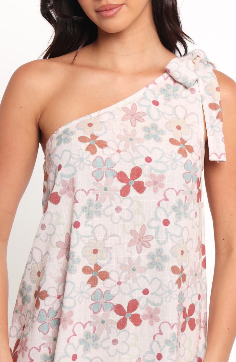 Petal & Pup Mills Floral Print Asymmetric Maxi Dress, Alternate, color, Mirabelle Floral