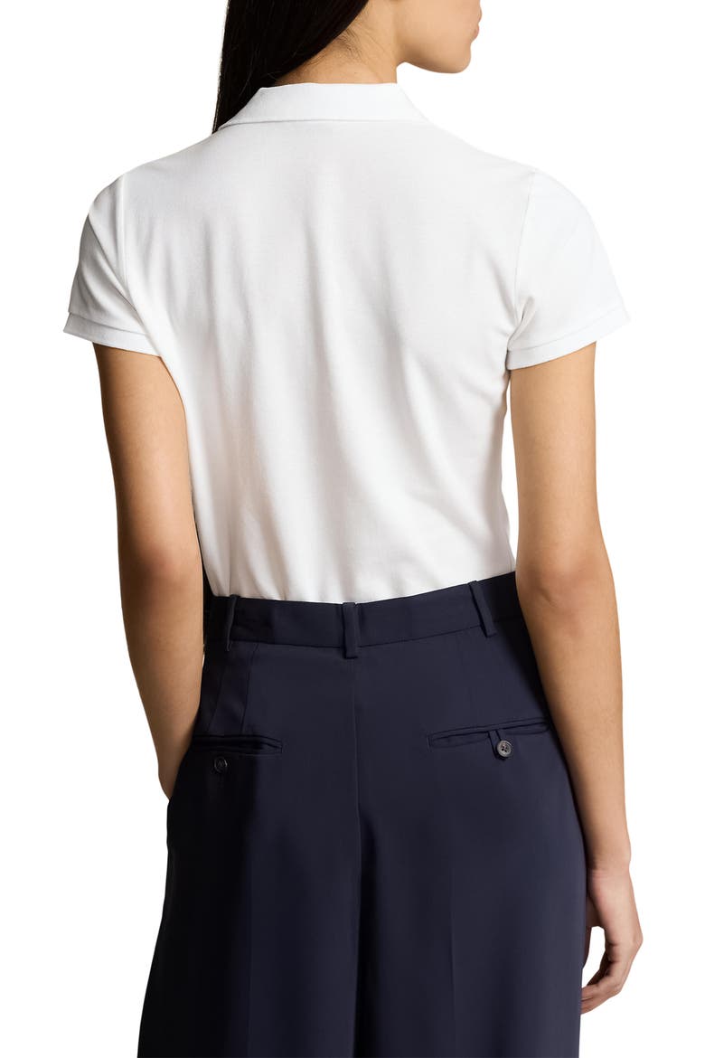 Julie Piqué Polo, Alternate, color, WHITE