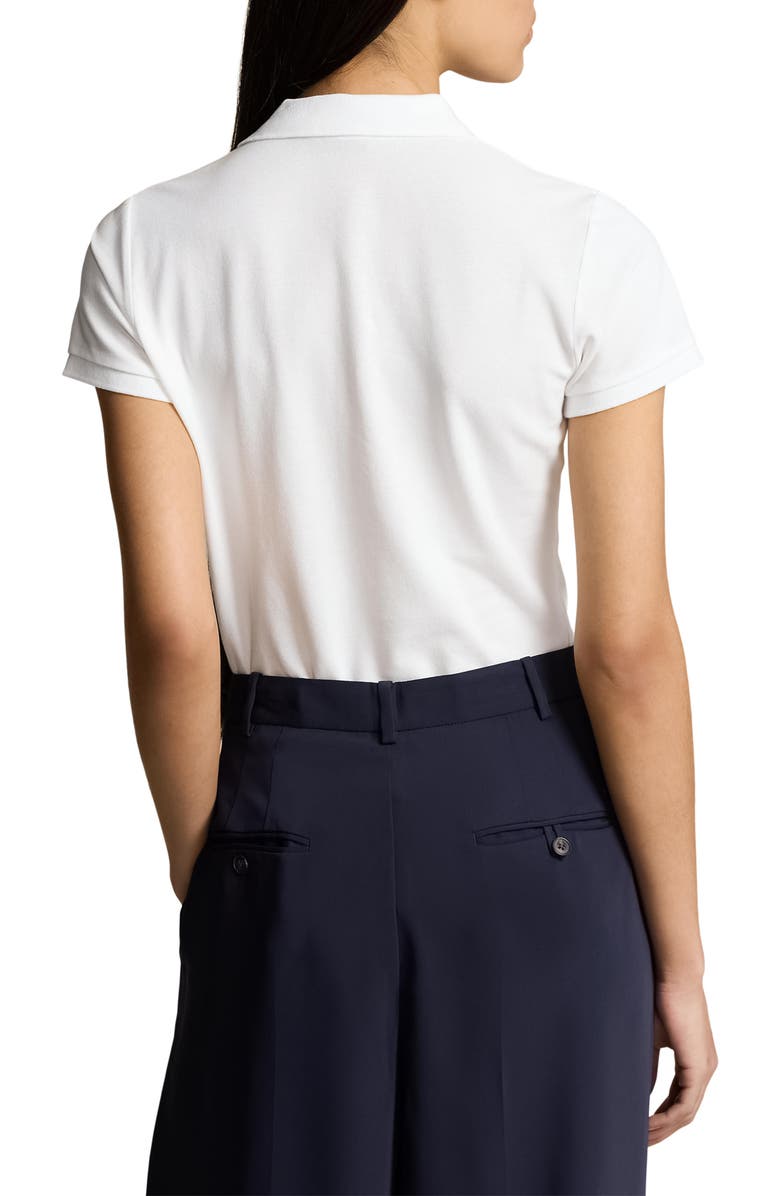 Polo Ralph Lauren Julie Piqué Polo, Alternate, color, White