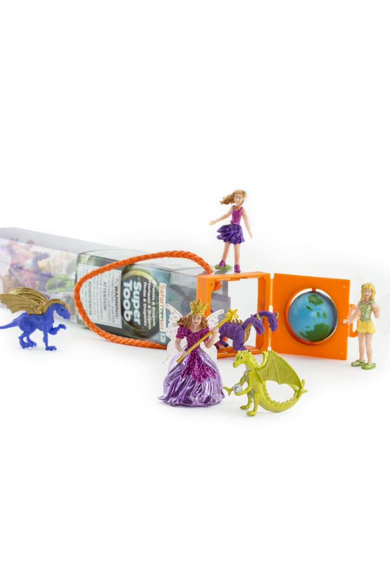 Fairies & Dragons Super Toob - contains 12 Mini Figurines, Alternate, color, None