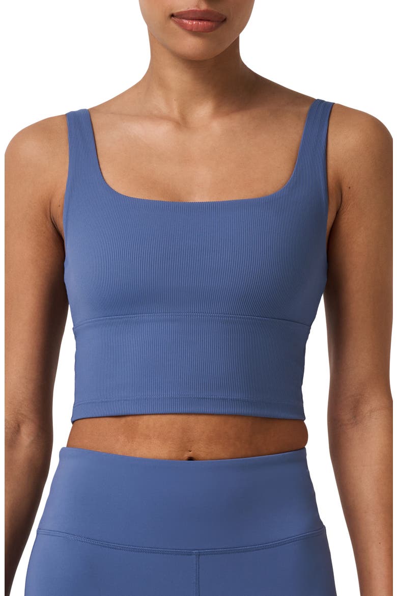 Moveknit Rib Tank, Main, color, MOONLIGHT BLUE