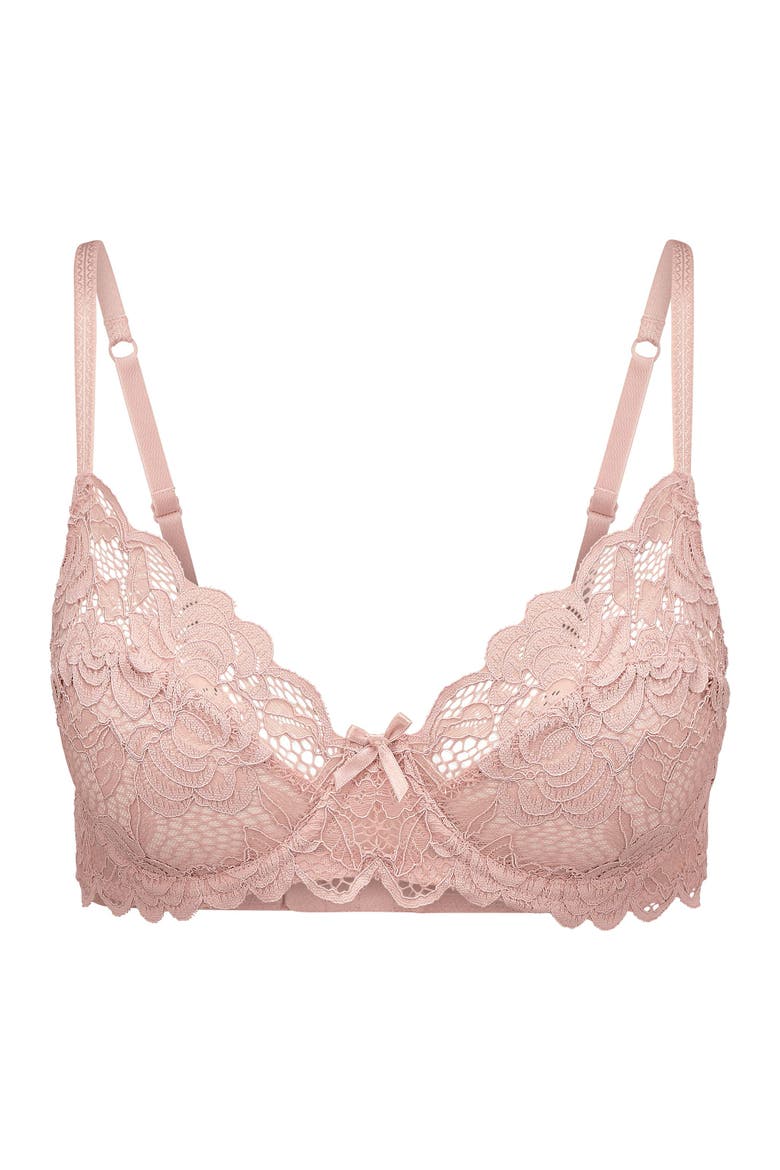 London Unlined Full Coverage Bra, Alternate, color, Medium beige