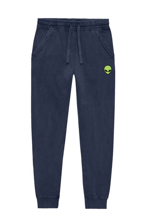 Mens Alien Midweight Fleece Washed Jogger Pant