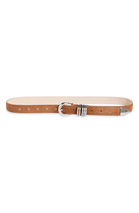 Hollyhock Suede Belt