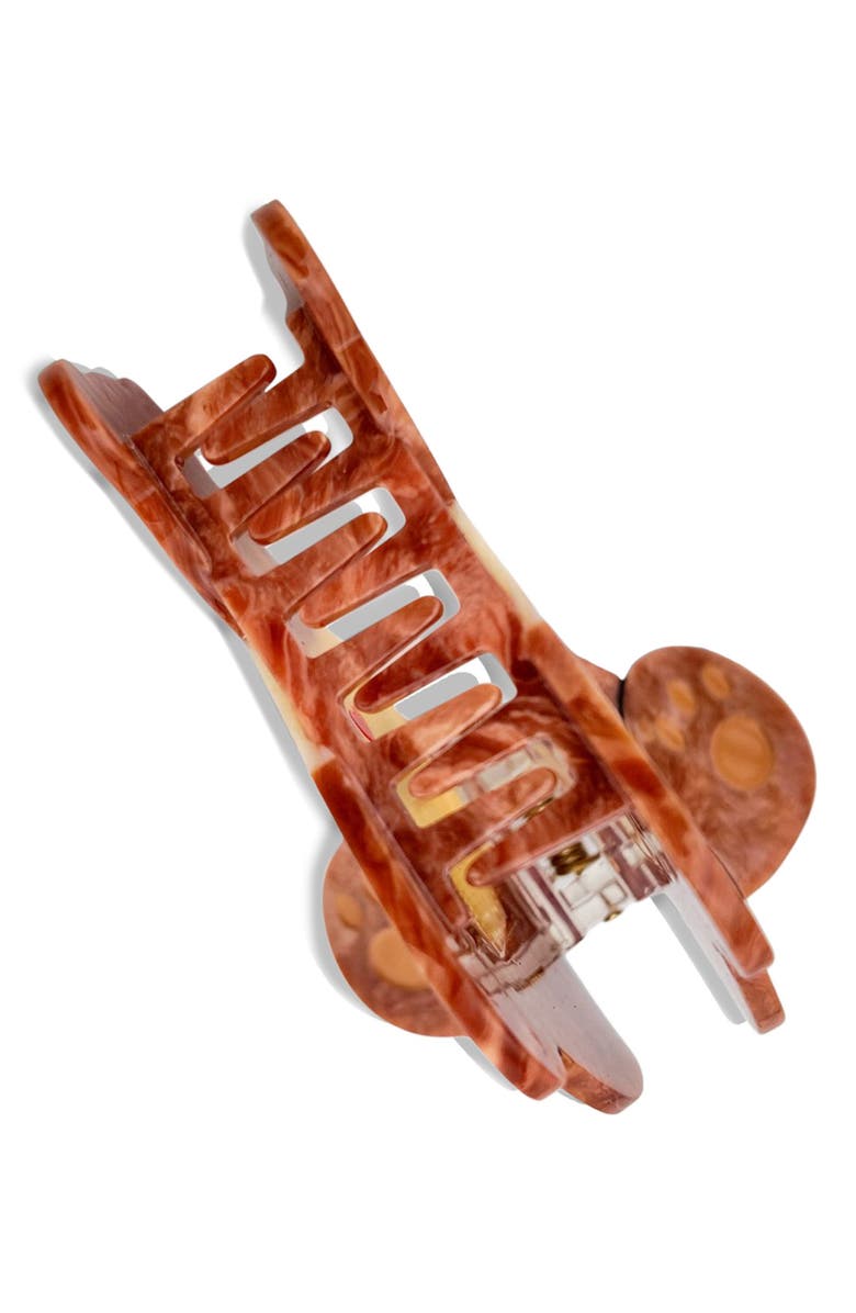 Solar Eclipse New York Teddy Bear Hair Claw Clip, Alternate, color,