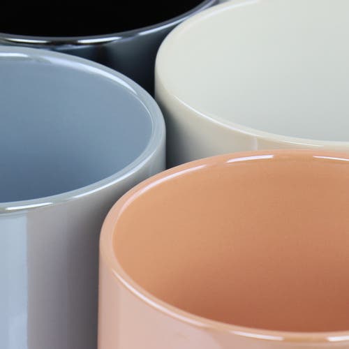 Mr Coffee Mr. Coffee Cafe Celestial 4 Piece 14.8 Ounce Stoneware Pearlized Mug Set In Multi