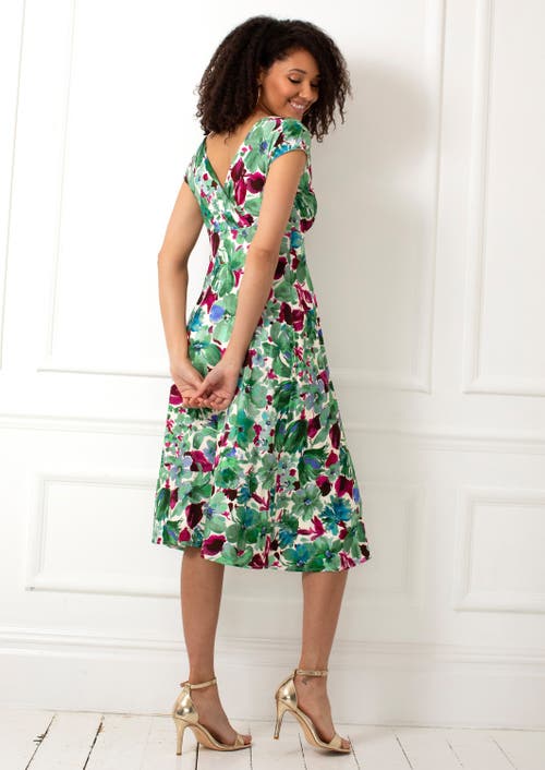Alie Street London Sara Midi Dress In Green