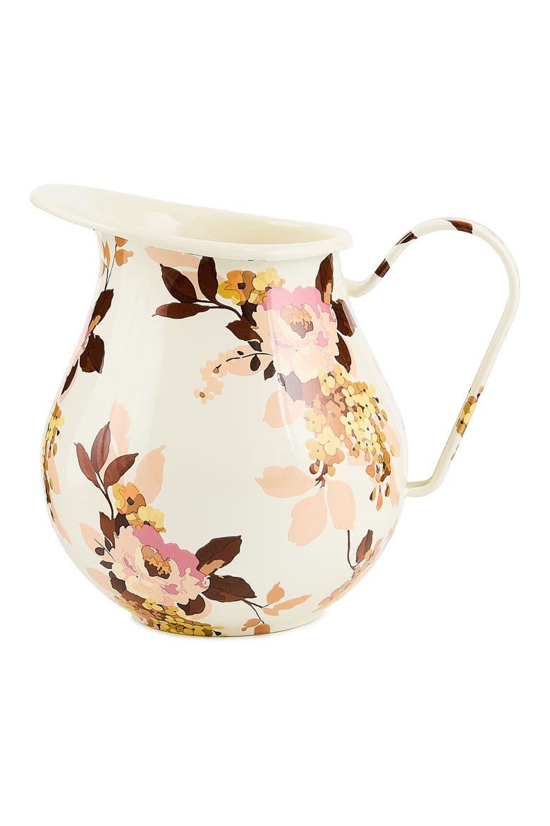 Wild Rose Pitcher, Main, color, WHITE