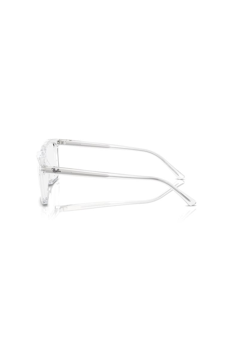 52mm Rectangle optical glasses, Alternate, color, Transparent