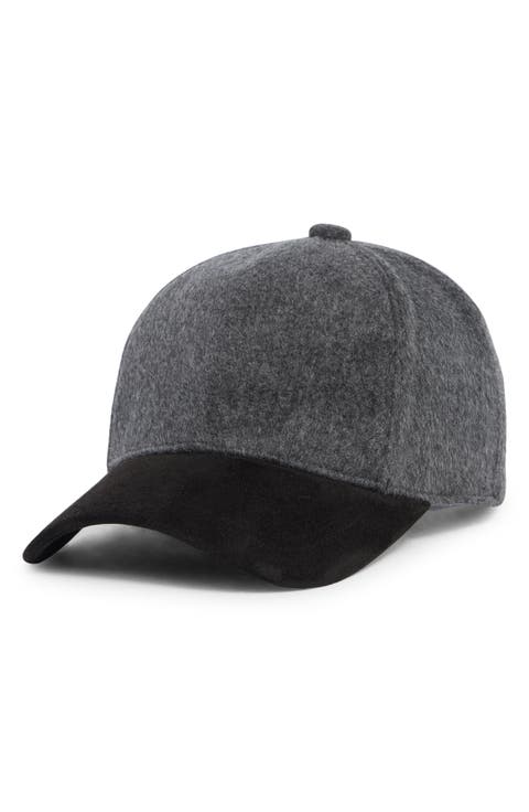 Colorblock Wool & Cashmere Baseball Cap