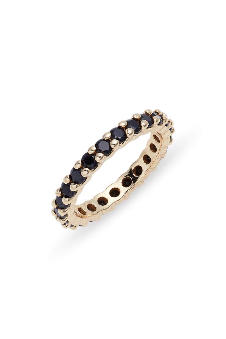 Odessa Black Stone Ring, Main, color, GOLD/ BLACK