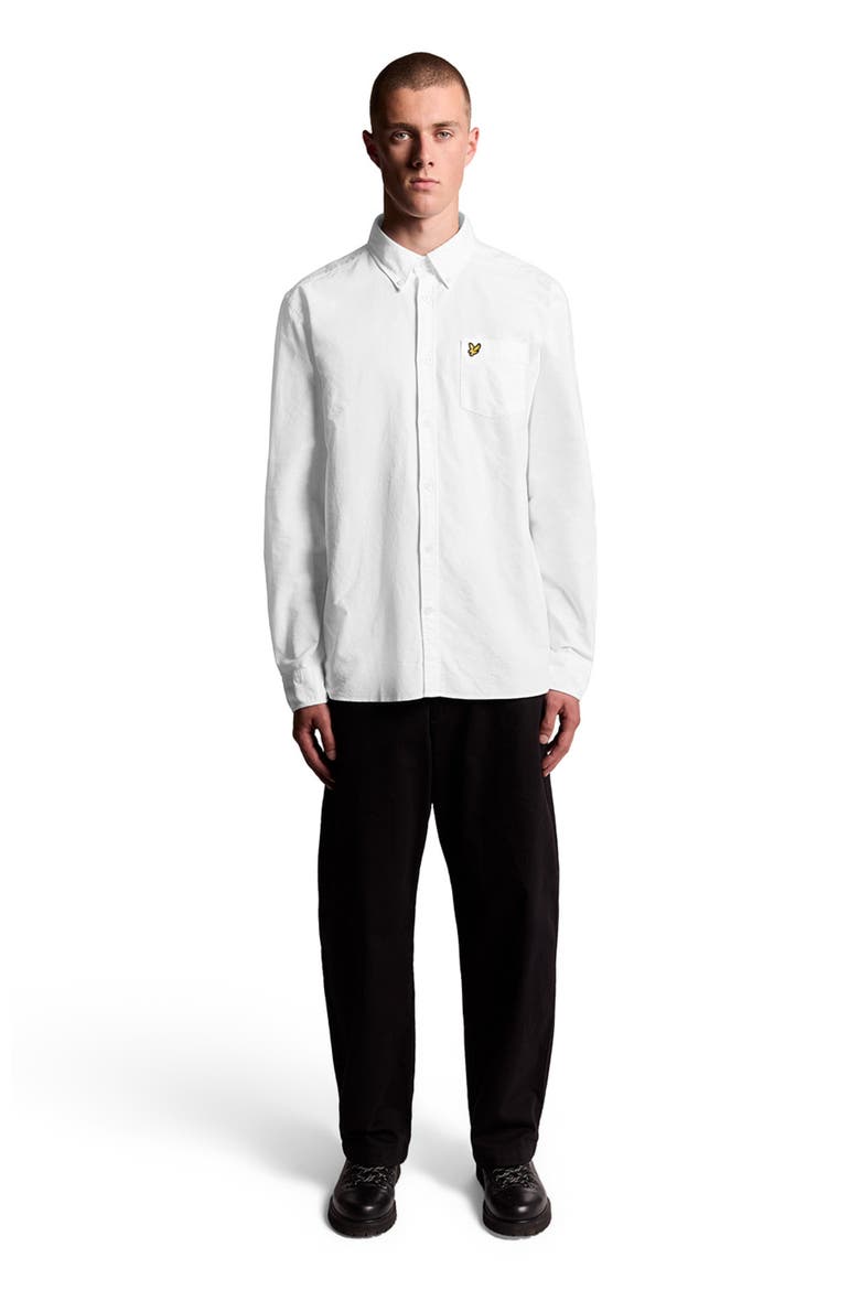Plain Oxford Shirt, Main, color, White