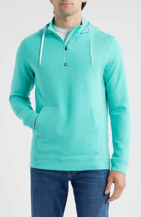 Swannies Jonathan Hooded Quarter Zip Performance Pullover
