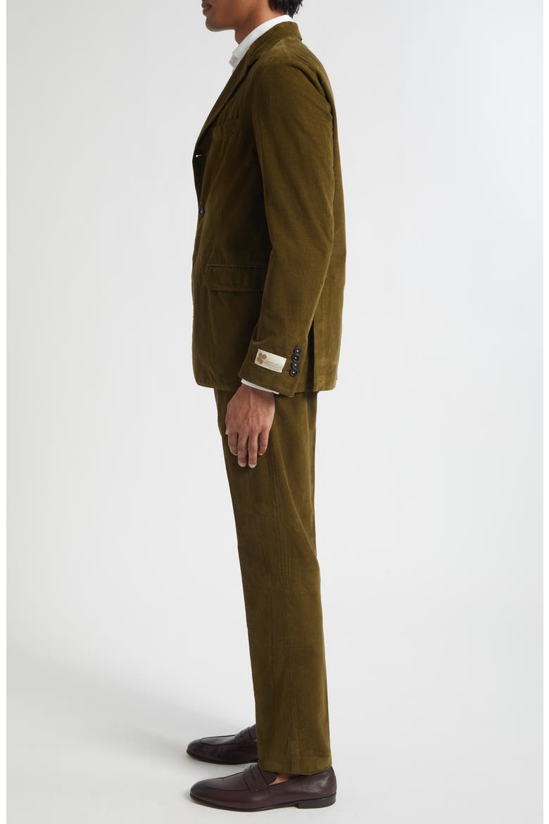 Cotton Corduroy Suit, Alternate, color, MILITARY