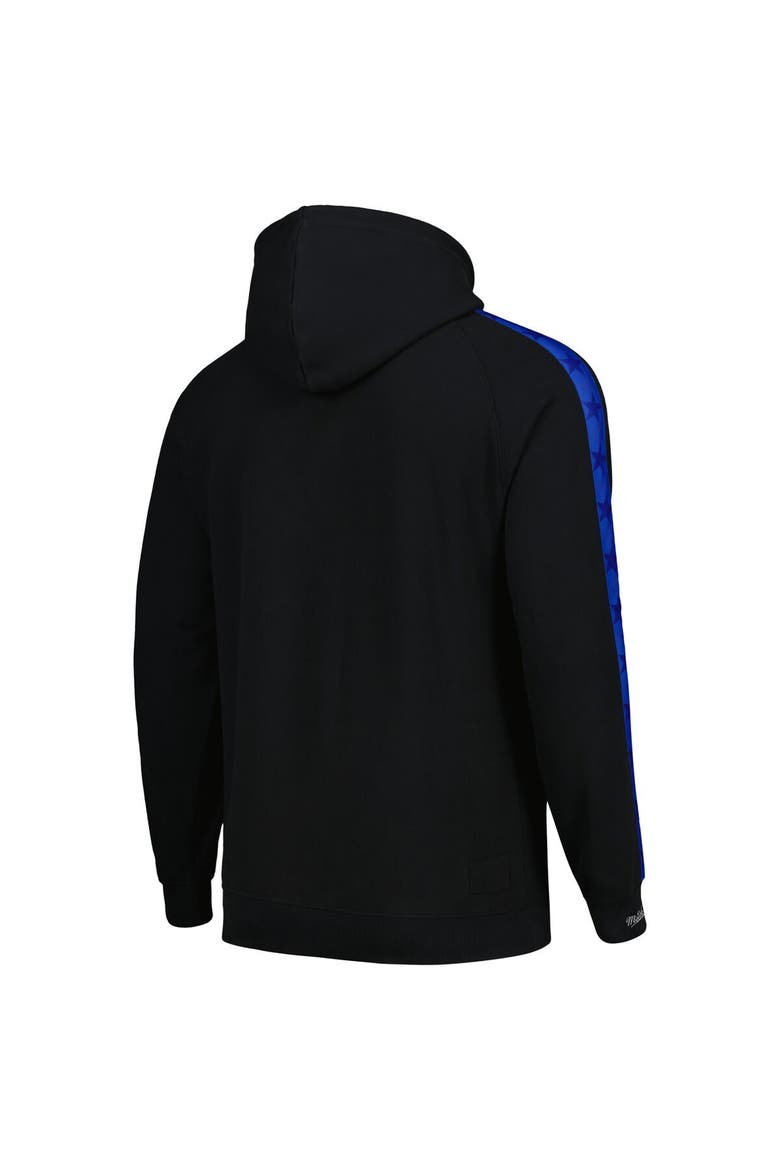 Men's Mitchell & Ness Black Orlando Magic Hardwood Classics Nights Raglan Pullover Hoodie, Alternate, color, Black