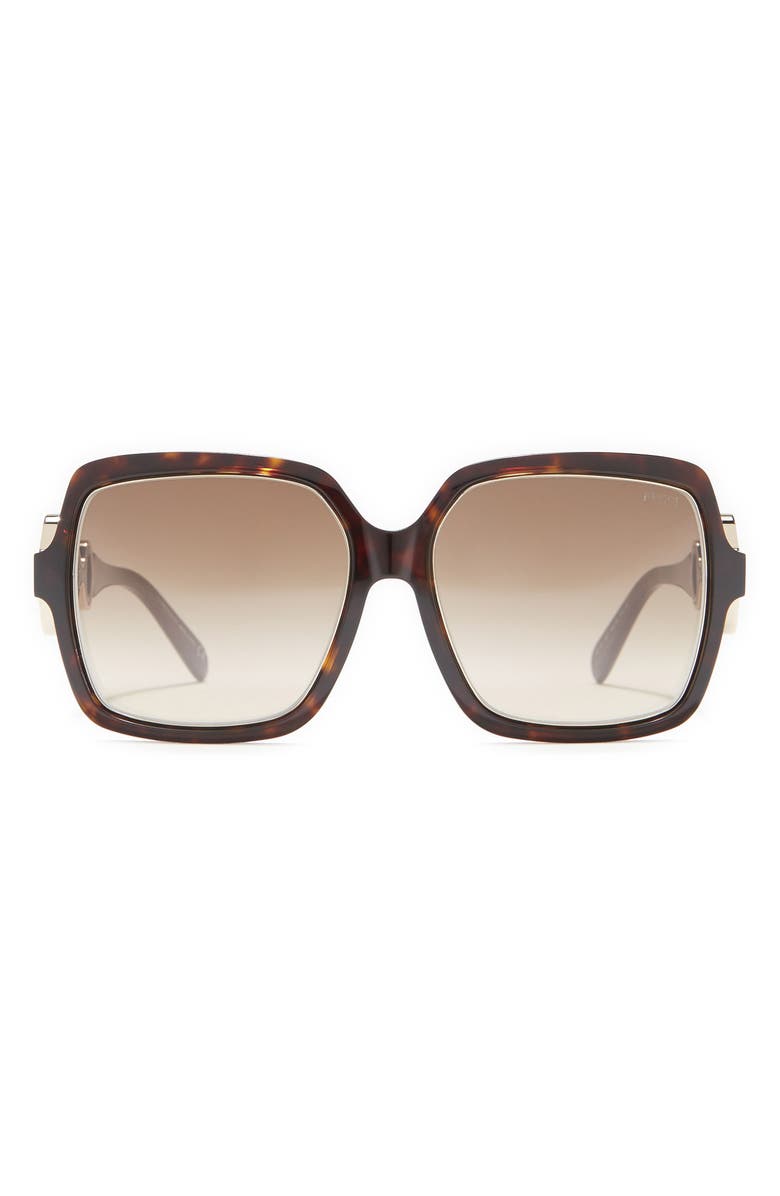Emilio Pucci 56mm Square Sunglasses, Main, color,