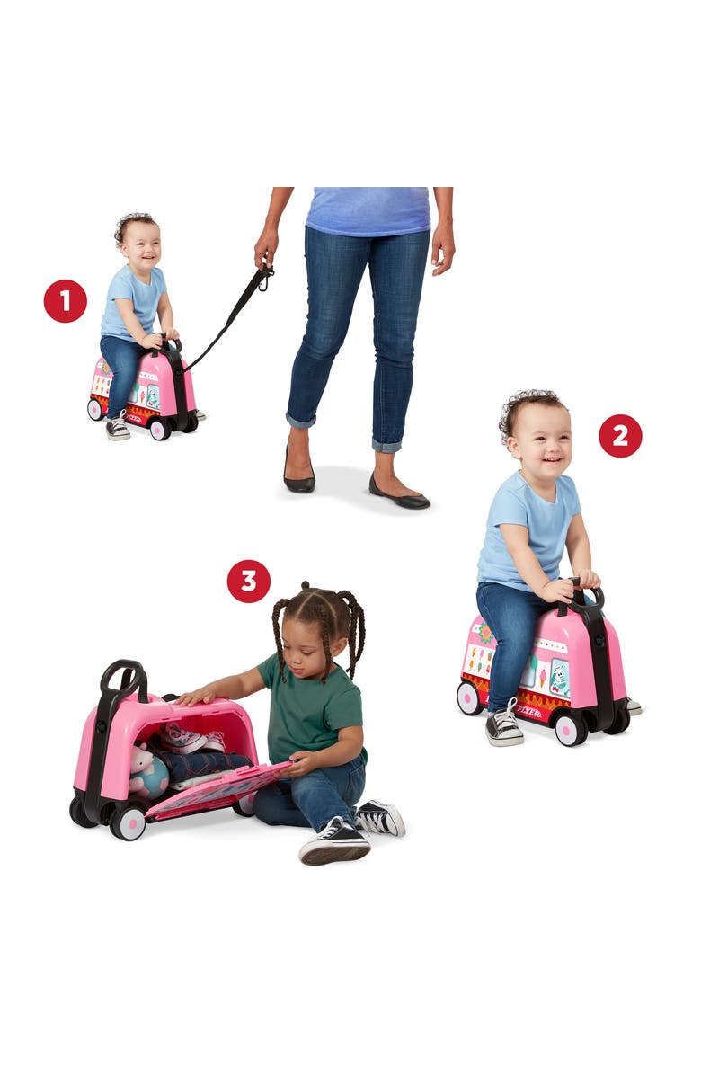 Radio Flyer 3-in-1 Happy Trav'ler Ice Cream Truck, Alternate, color, Pink