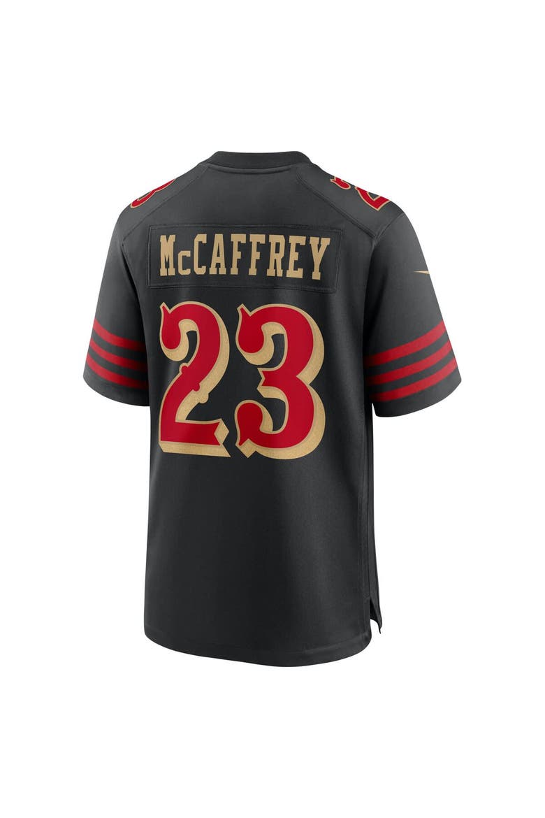 Men's Nike Christian McCaffrey Black San Francisco 49ers 2025 Rivalries Collection Game Jersey, Alternate, color, Black