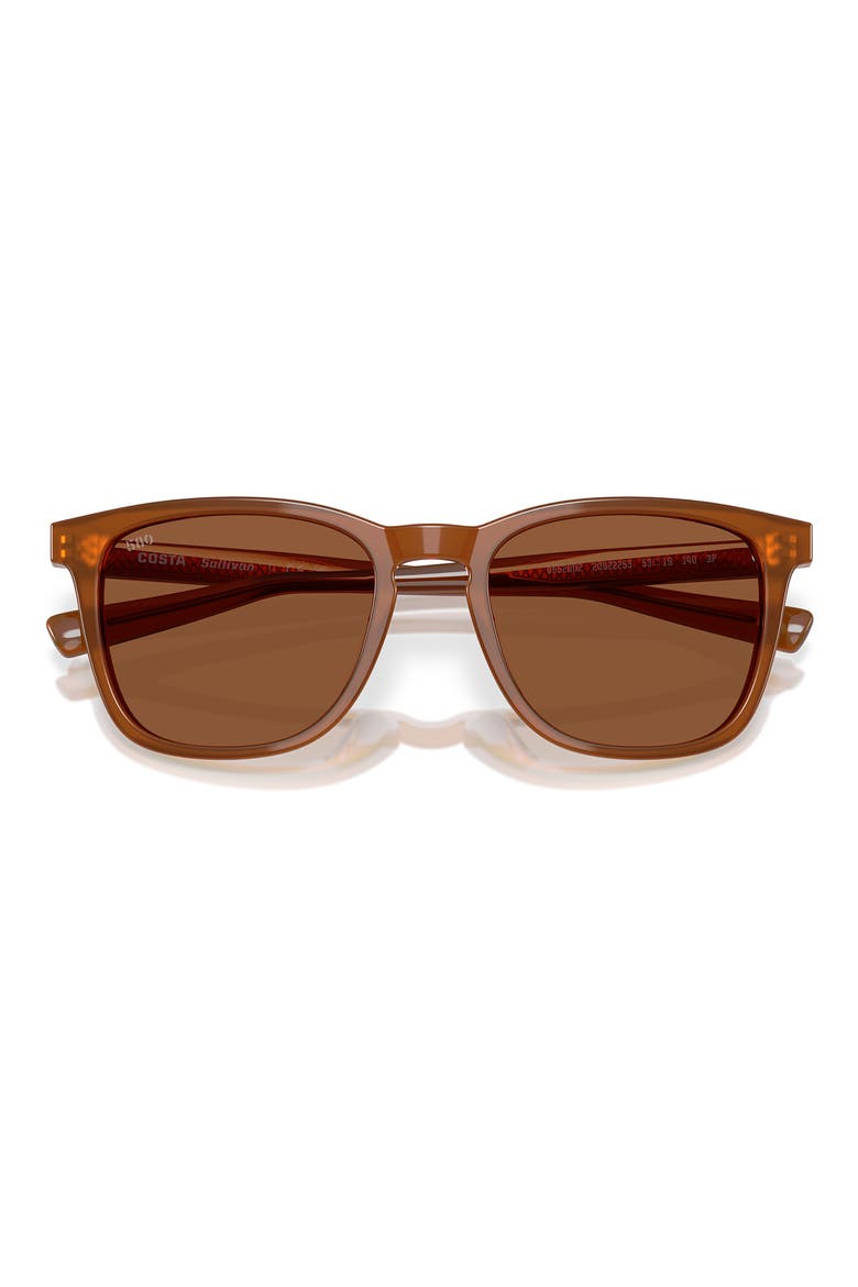 Sullivan 53mm Gradient Polarized Square Sunglasses, Alternate, color, RED SANDS/ COPPER 580G