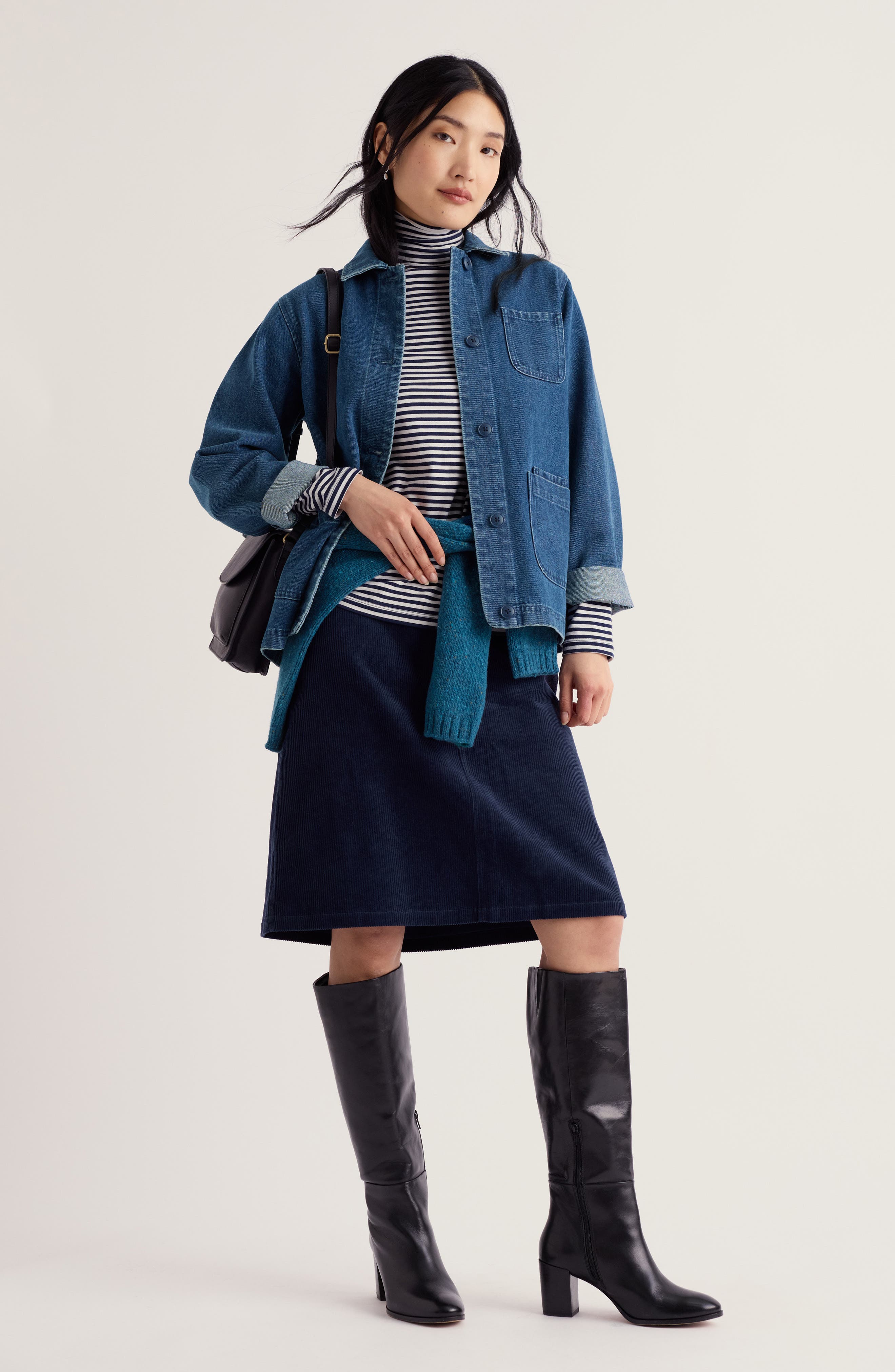 Seasalt Cornwall Dovetail Organic Cotton Corduroy Skirt (Women) | Nordstrom