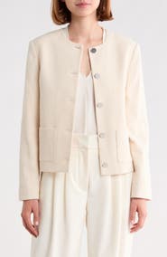 Theory Mini Check Jacket