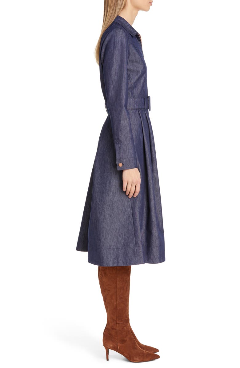 Tommy x Zendaya Belted Denim Dress, Alternate, color, 