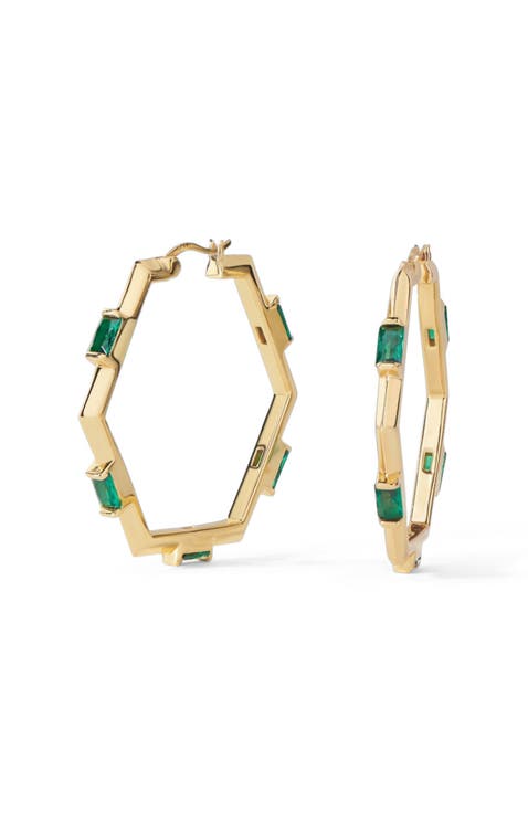 The Claire Hoop M Earrings