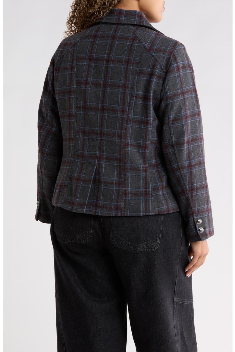 Military Jacket with Oversized Pockets, Alternate, color, STEEL GREY/ SKY BLUE