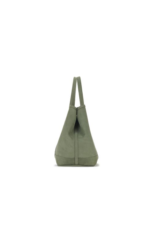 EZRA ARTHUR EZRA ARTHUR AUDREY VELVET LEATHER TOTE BAG