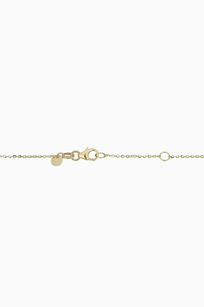 14K Yellow Gold Sunburst Round Necklace, Alternate, color, Yellow Gold