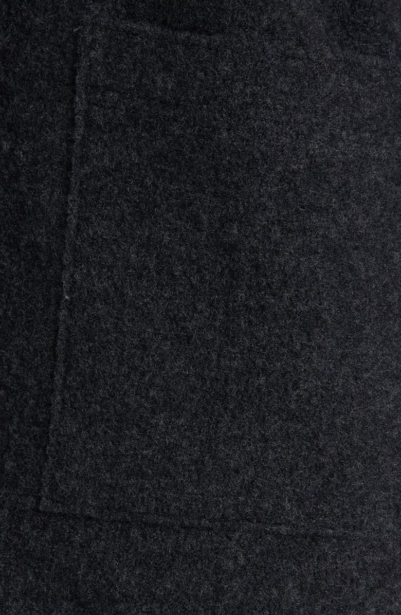 Eileen Fisher Boxy Spread Collar Boiled Wool Jacket, Alternate, color,