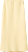 MANGO Straight Midi Skirt