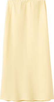 MANGO Straight Midi Skirt