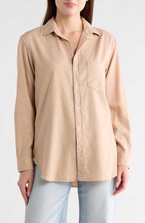 Cotton Button-Up Shirt