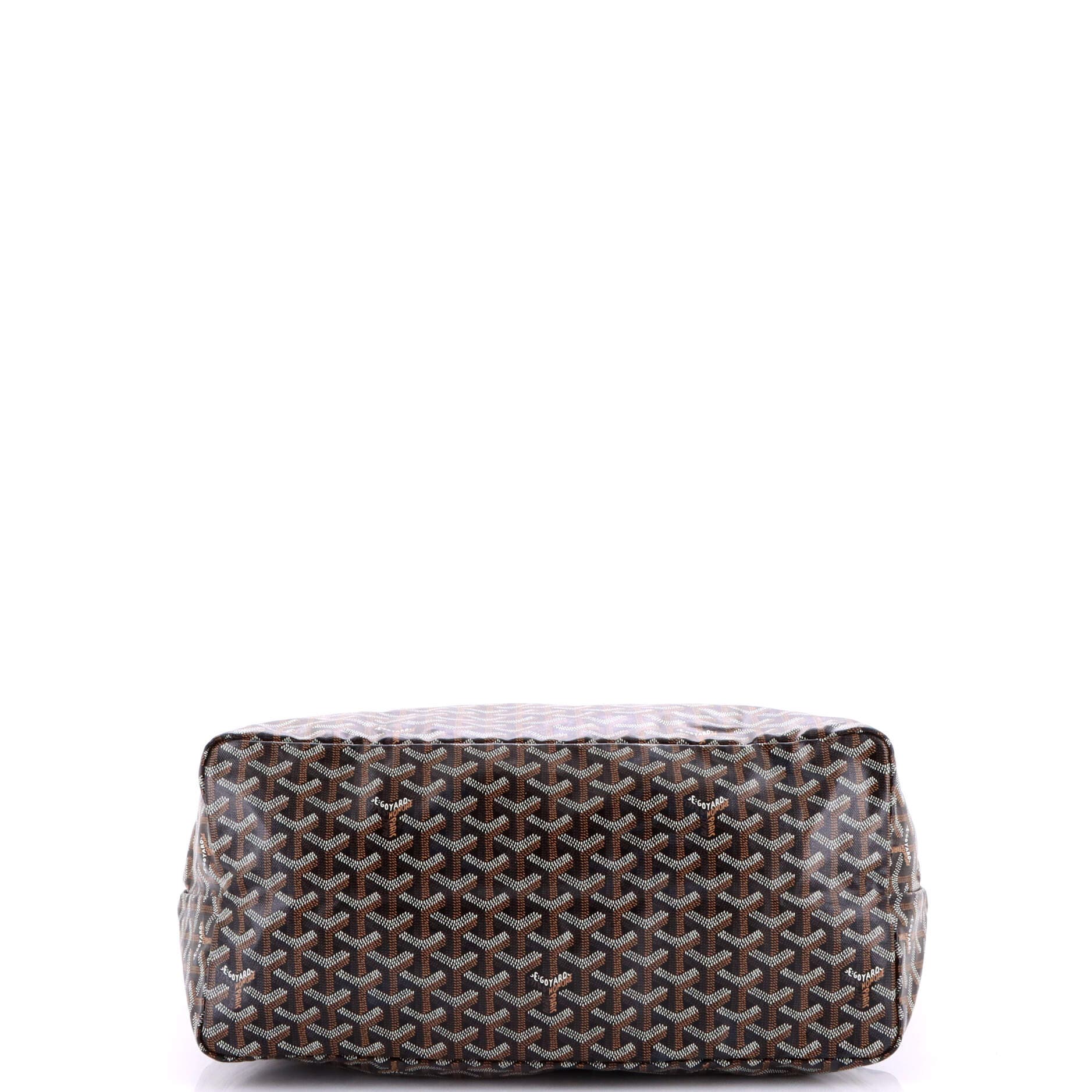 Pre-Owned Goyard Saint Louis Tote Coated Canvas GM, Alternate, color, Black