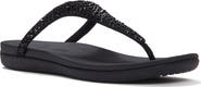 FitFlop Solay Mixed-Crystal Toe-Post Sandals