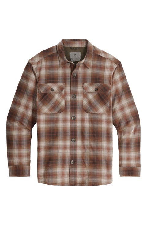 Snowcap Plaid Fleece Lined Shirt