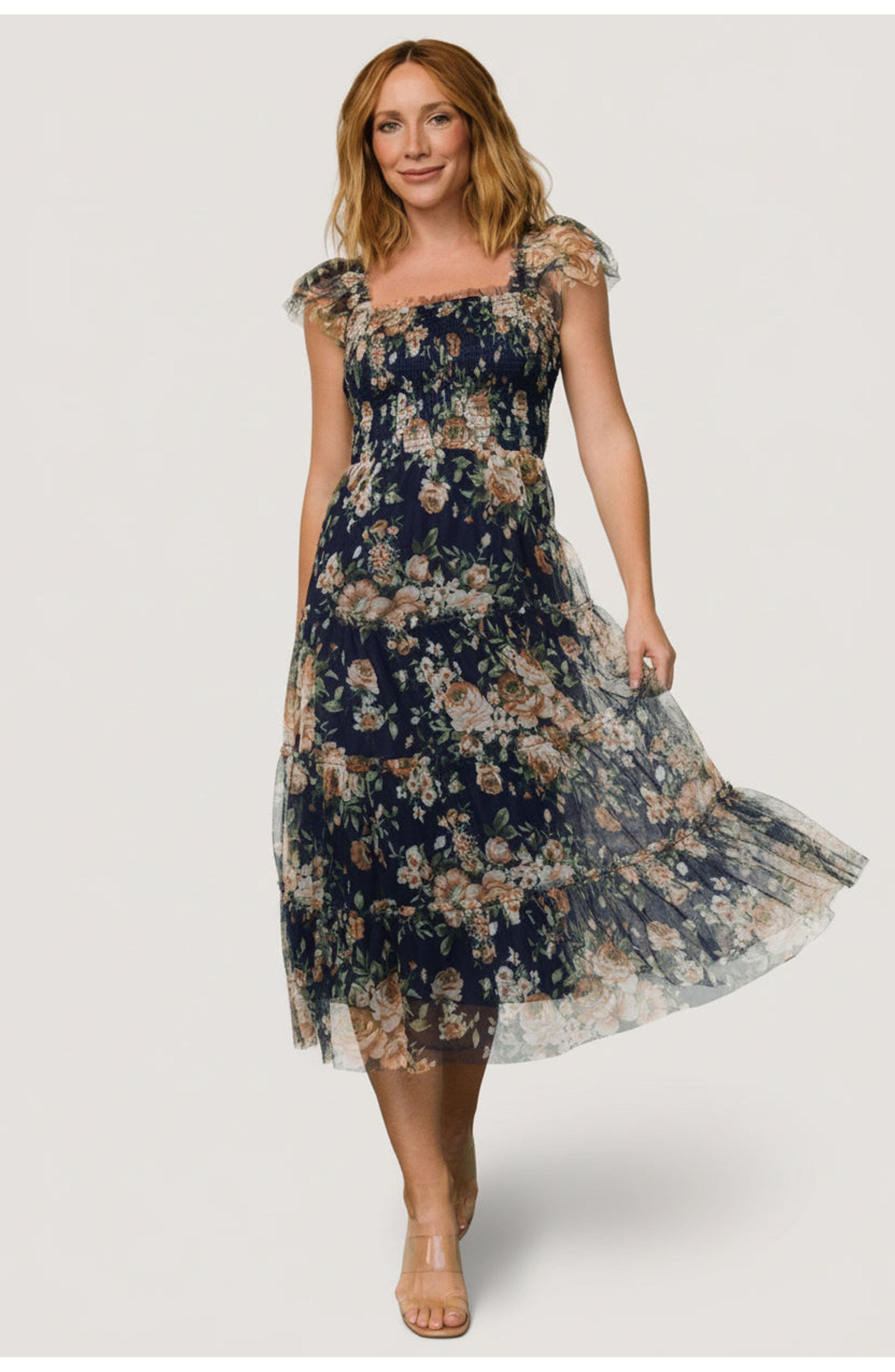 Blue + Golden Floral