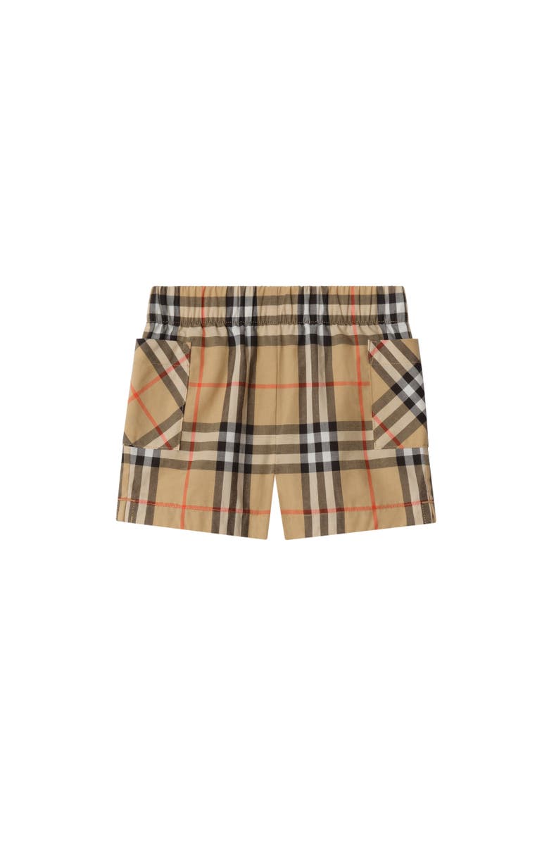 Burberry Check Cotton Two-piece Set, Alternate, color, Sand Beige