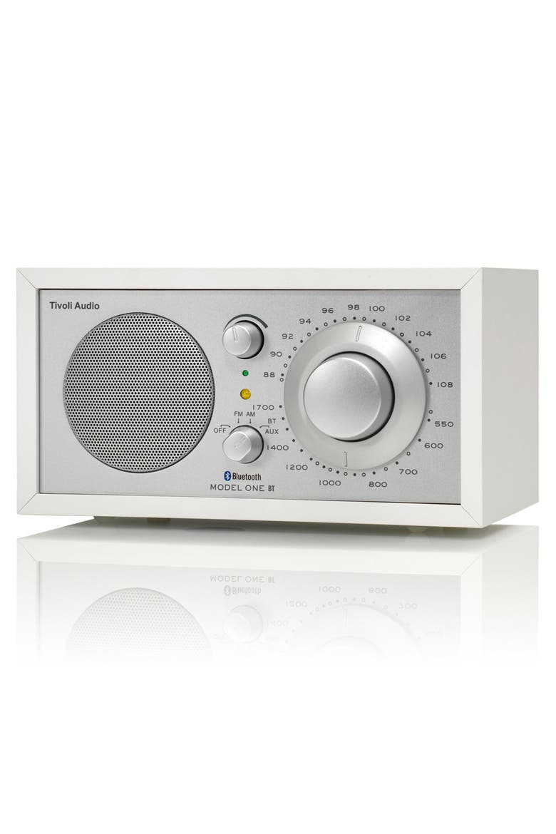 Model One AM/FM Radio with Internal Bluetooth Speaker, Alternate, color, White