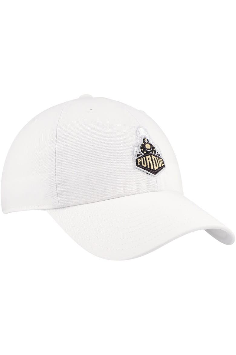 Men's '47 White Purdue Boilermakers Clean Up Adjustable Hat, Alternate, color, White